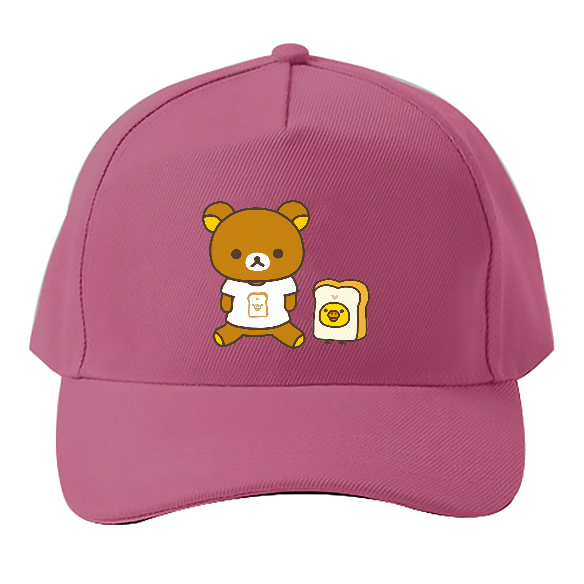 （画像用） リラックマ リラックマ キイロイトリ Rilakkuma Korilakkuma Kiiroitori ベースボールキャップ 綿100％ 男女兼用 帽子 スポーツ